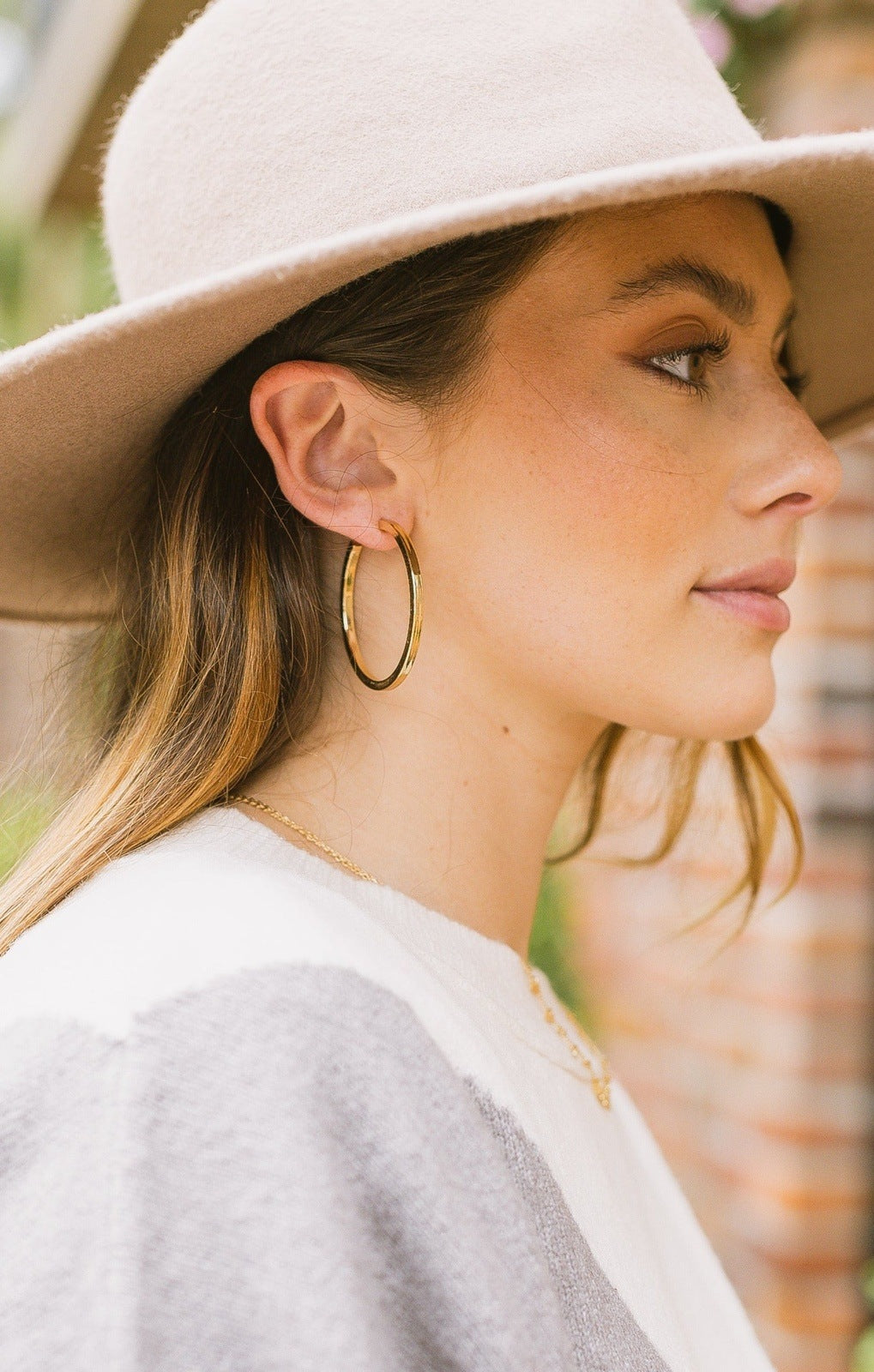 Views Hoop Earring