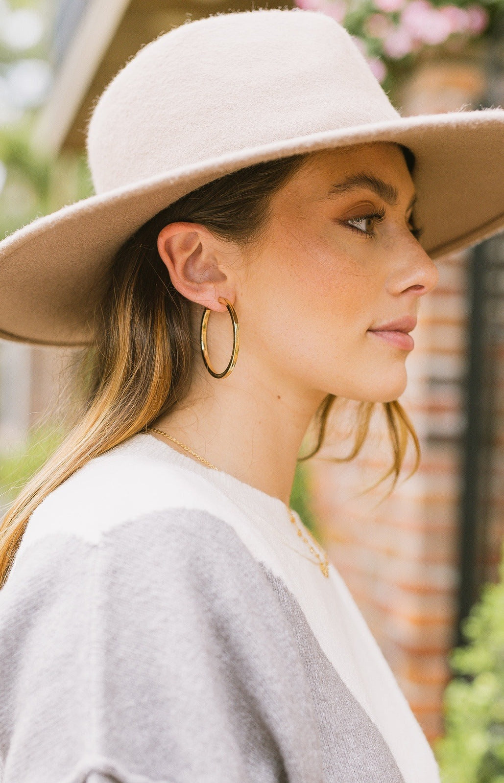 Views Hoop Earring