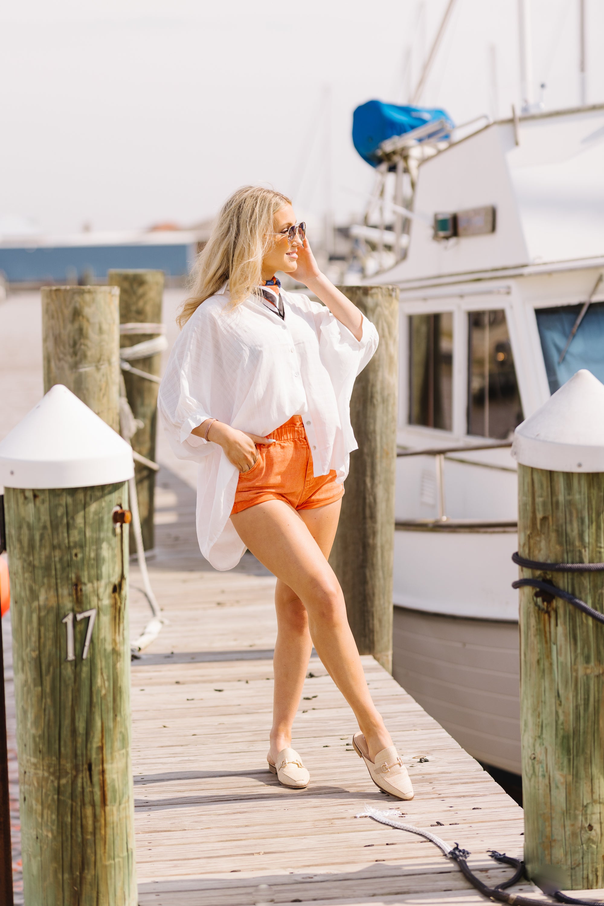 Renew Button Down Top