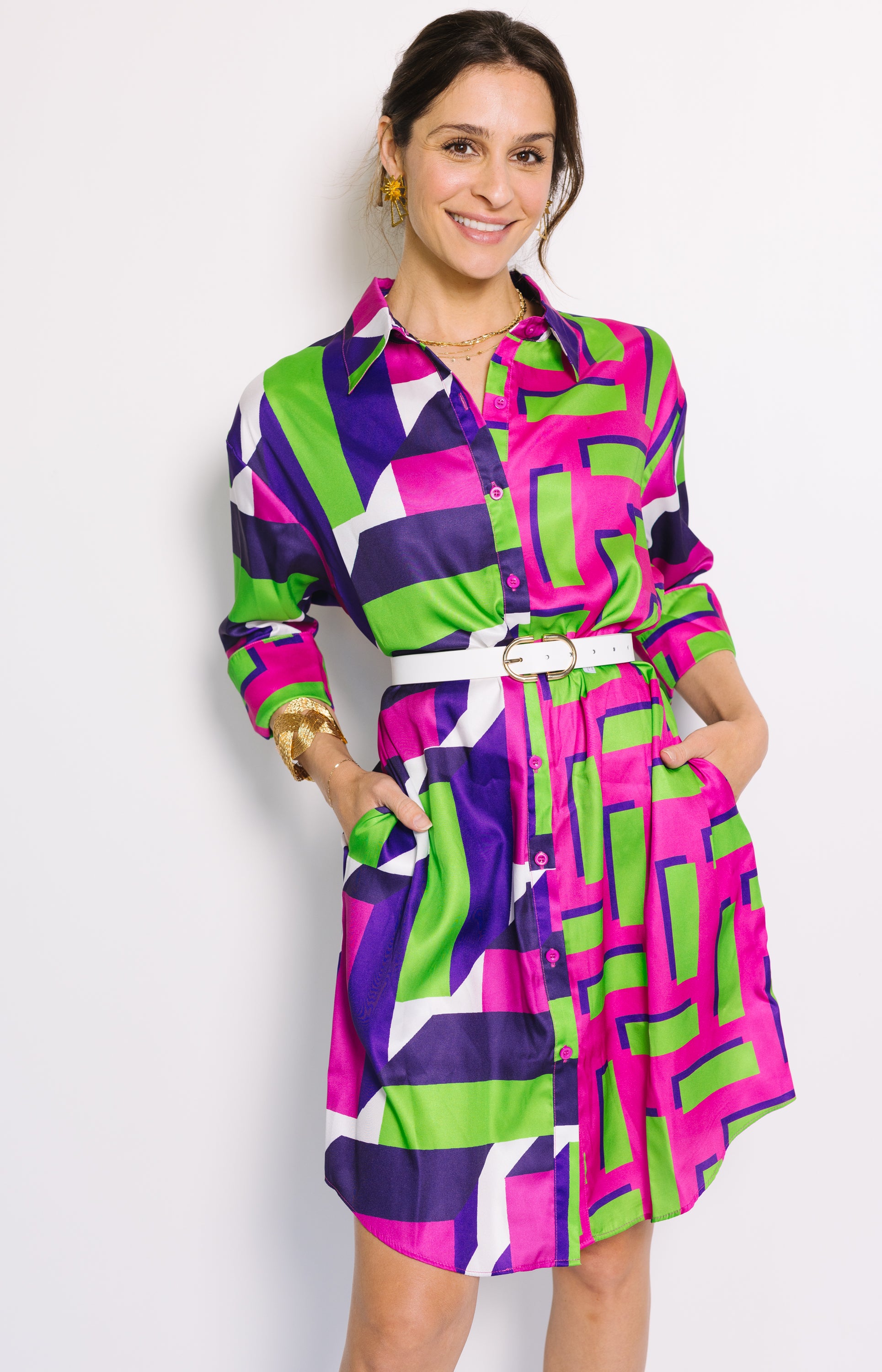 Sharon Button Down Dress