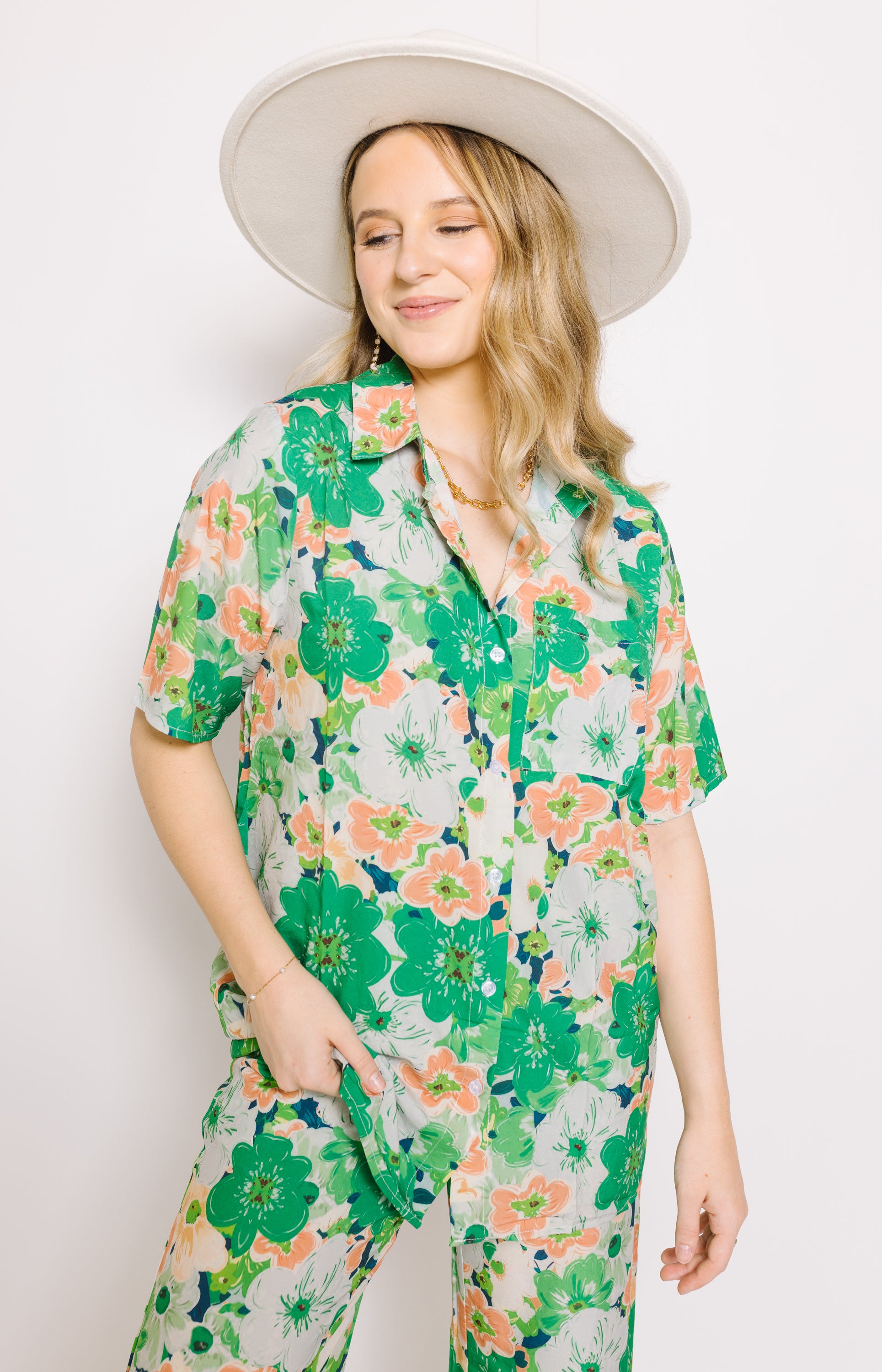 Serenity Button Down Top