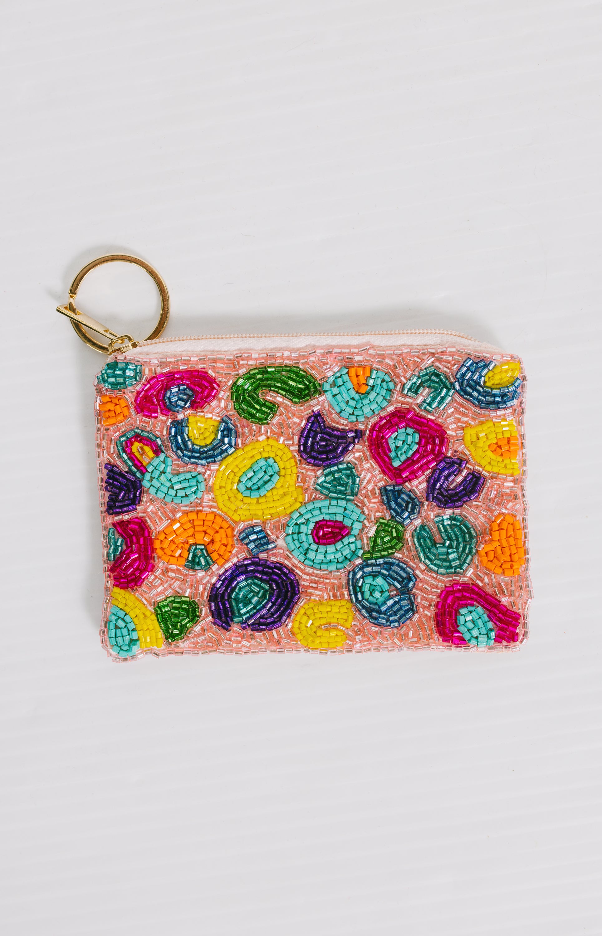 Treasure Jewels: Multi Leopard Keychain Pouch