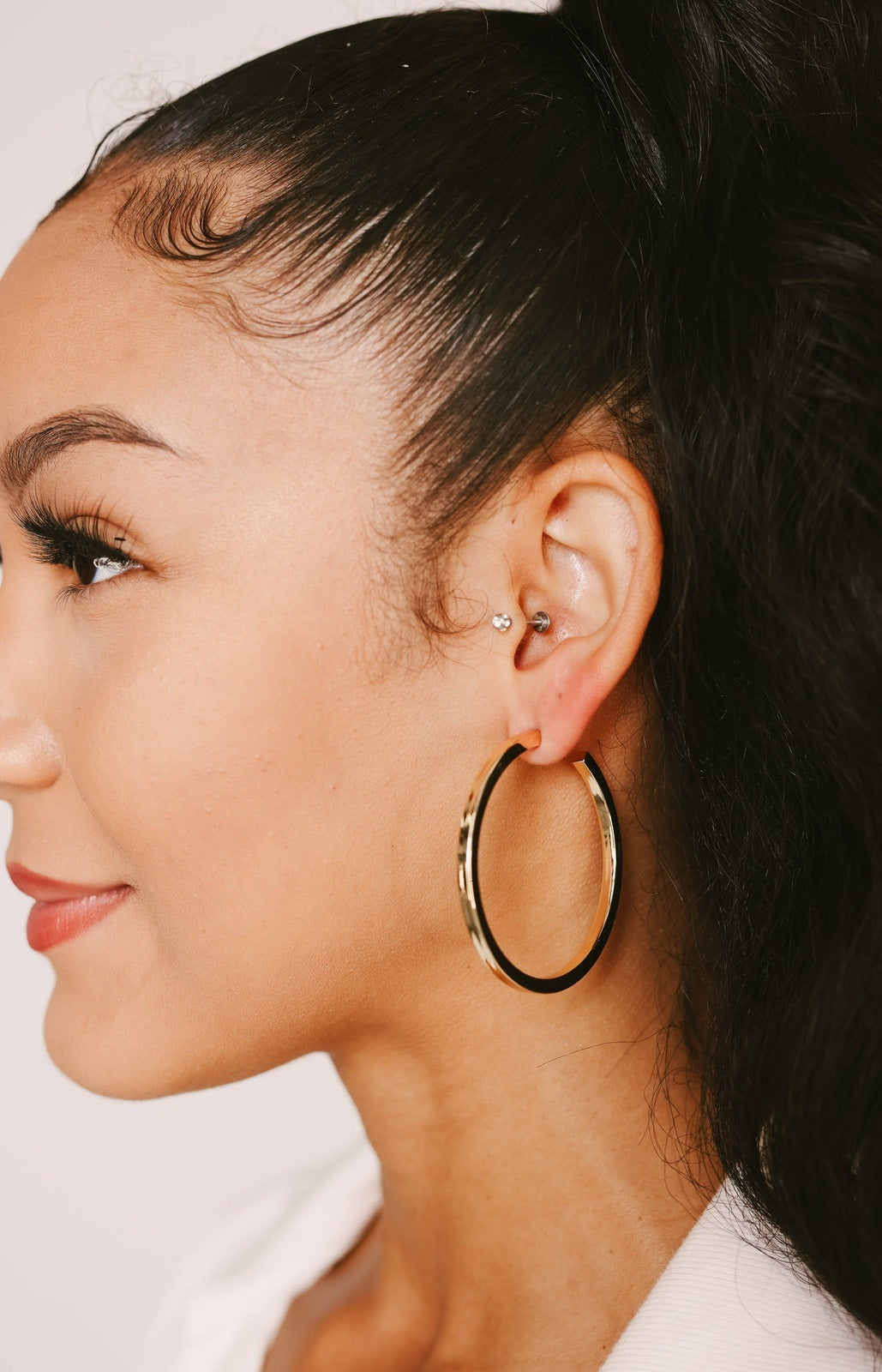 Views Hoop Earring