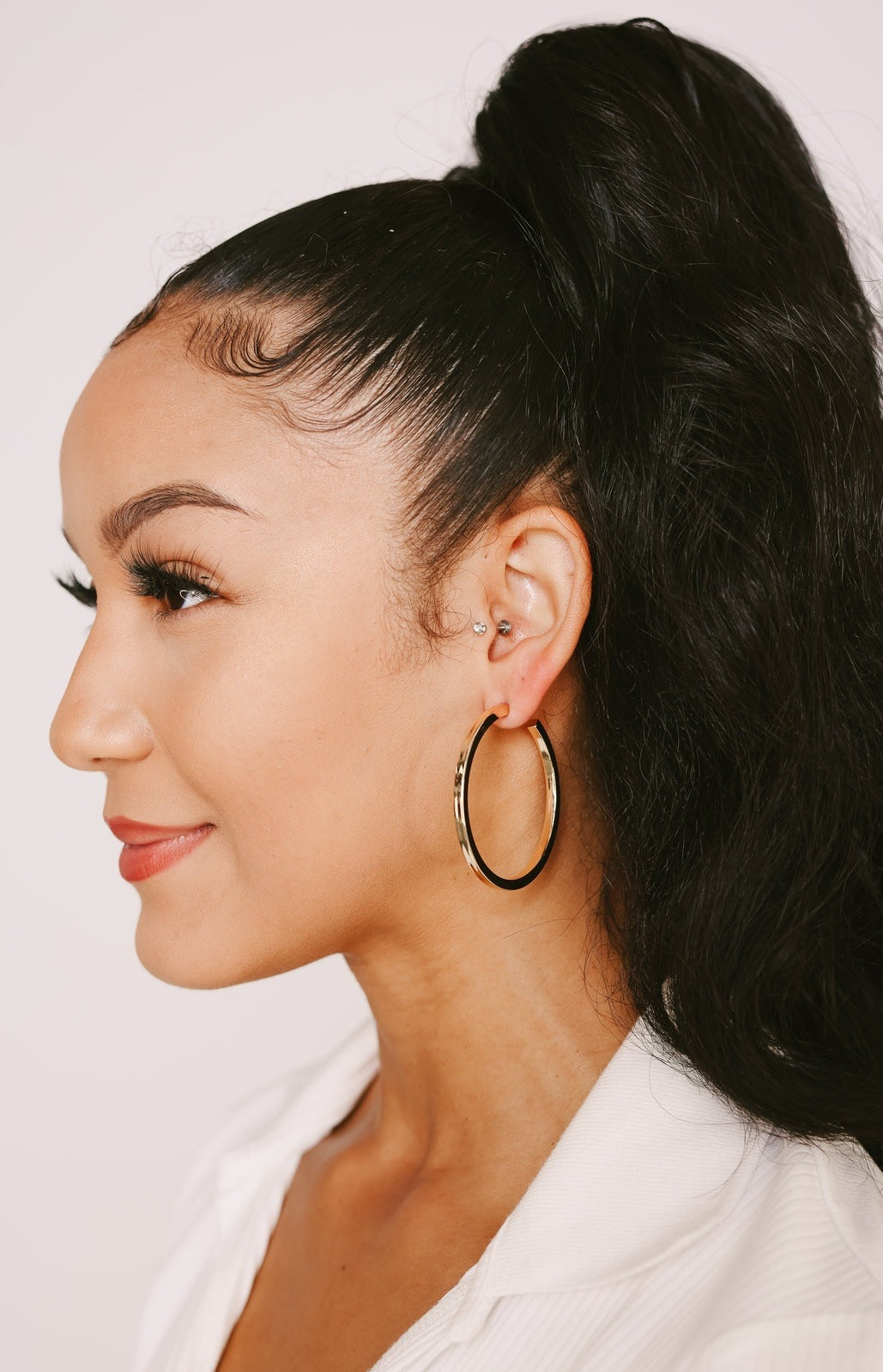 Views Hoop Earring