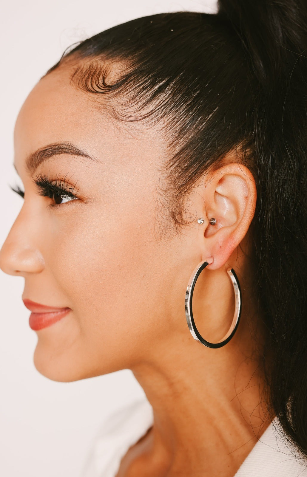 Views Hoop Earring