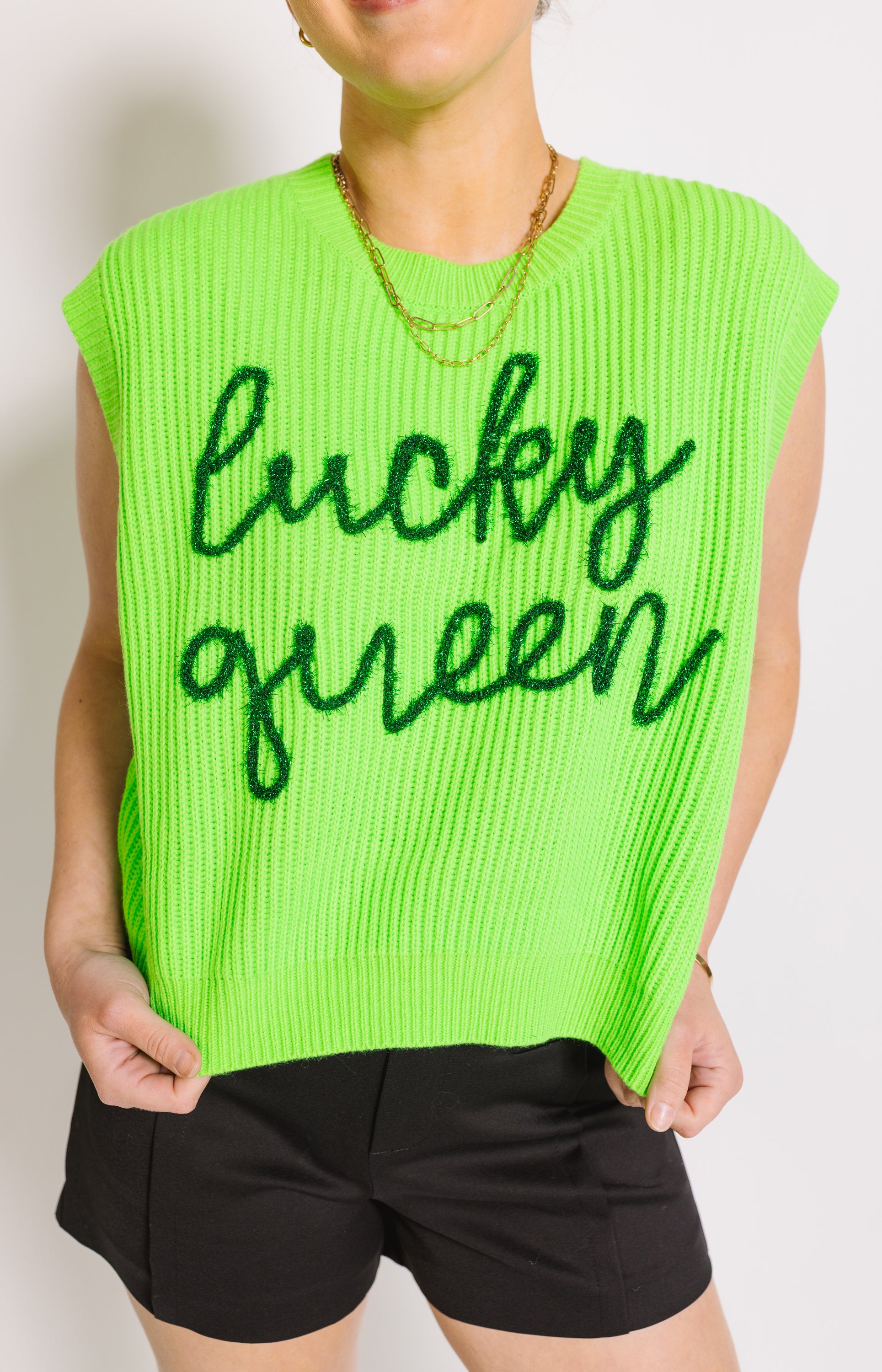 Queen of Sparkles: Lucky Queen Sweater Vest