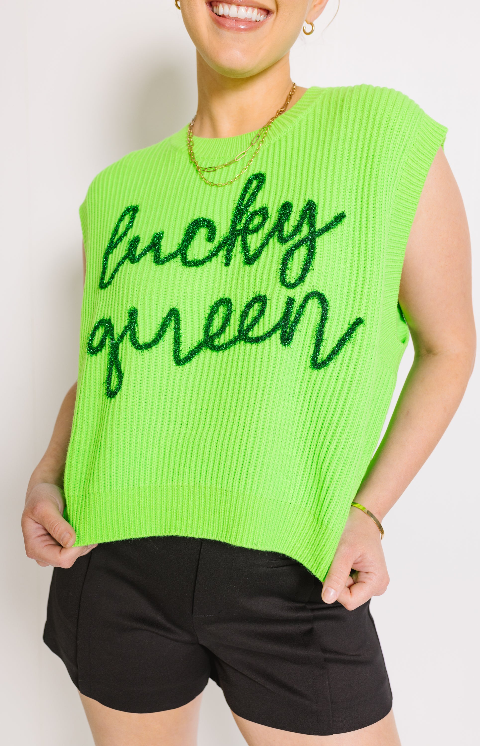 Queen of Sparkles: Lucky Queen Sweater Vest