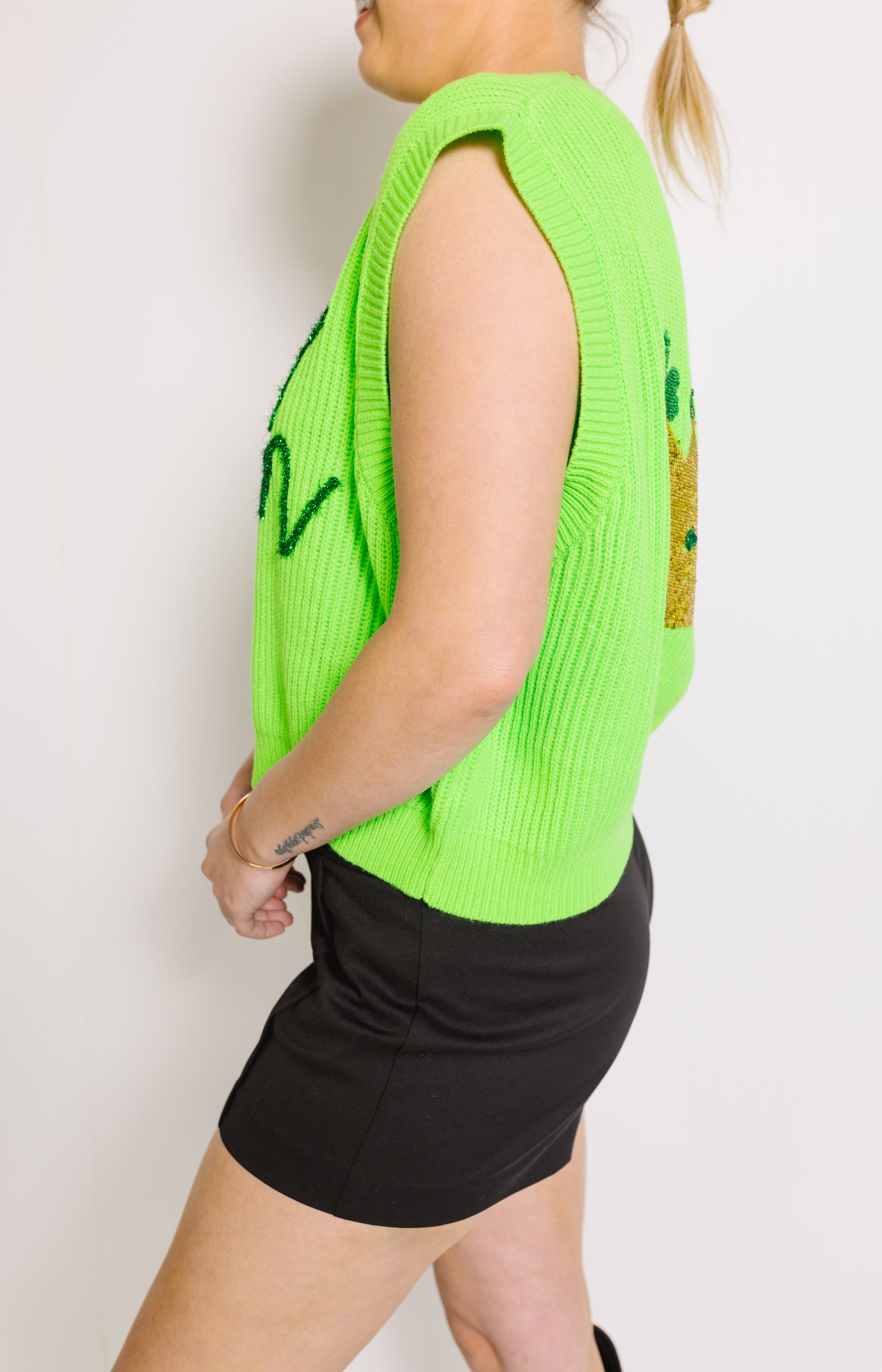 Queen of Sparkles: Lucky Queen Sweater Vest