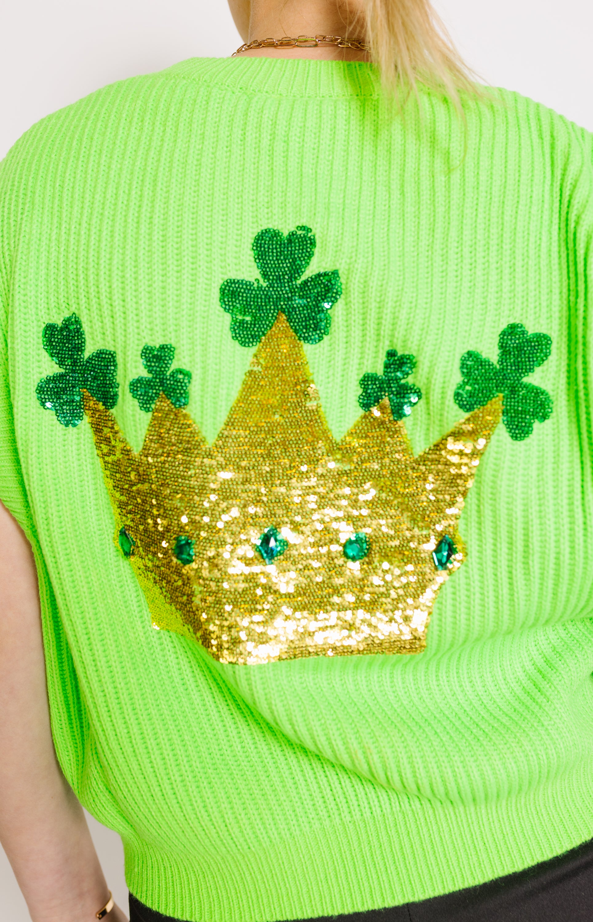 Queen of Sparkles: Lucky Queen Sweater Vest