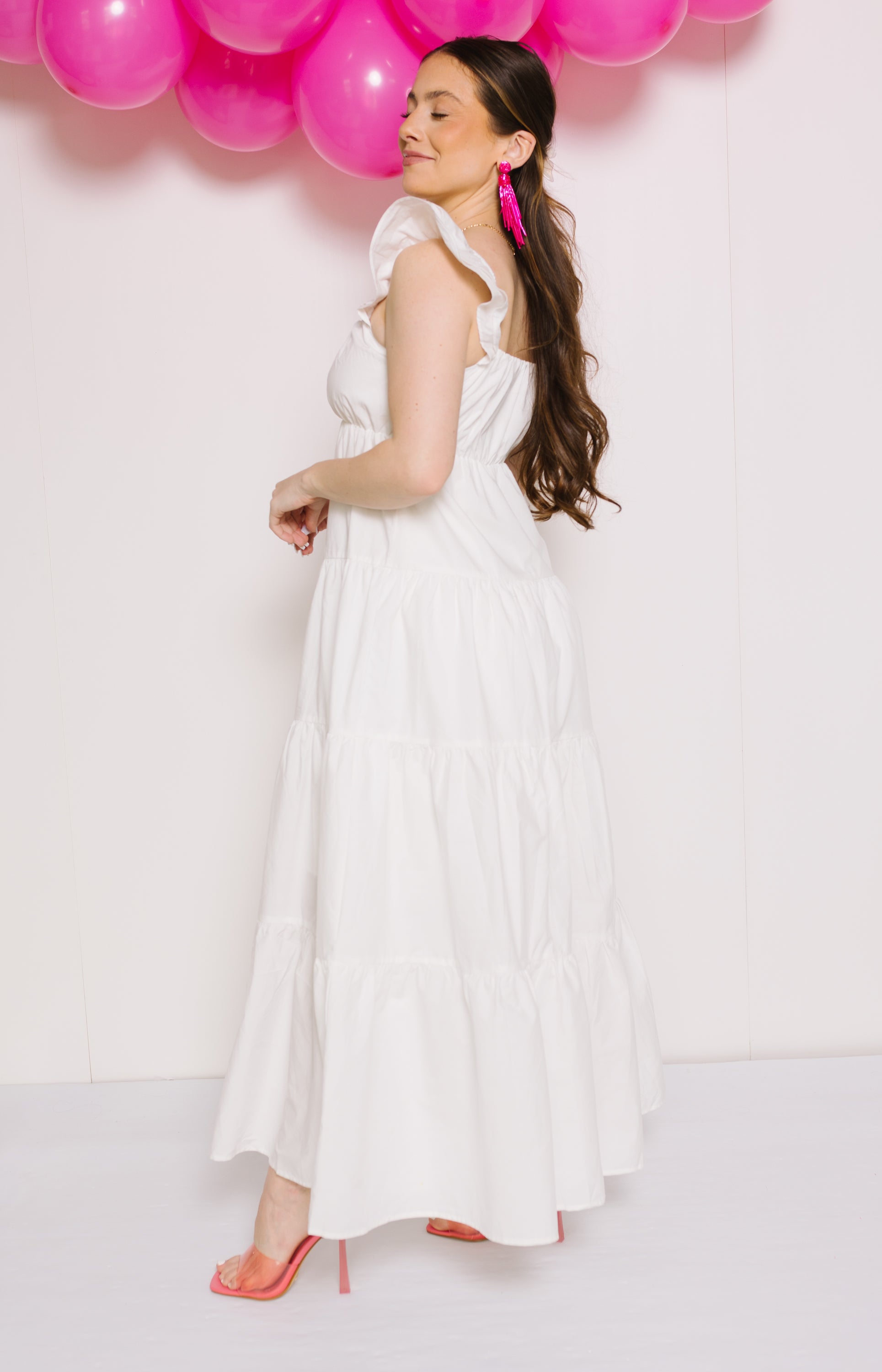 Lunch Date Maxi Dress, WHITE