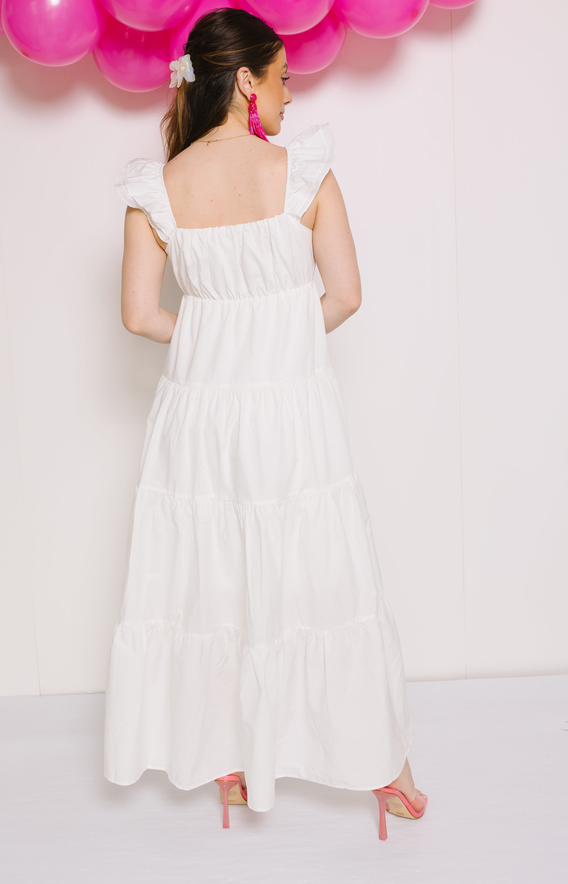 Lunch Date Maxi Dress, WHITE
