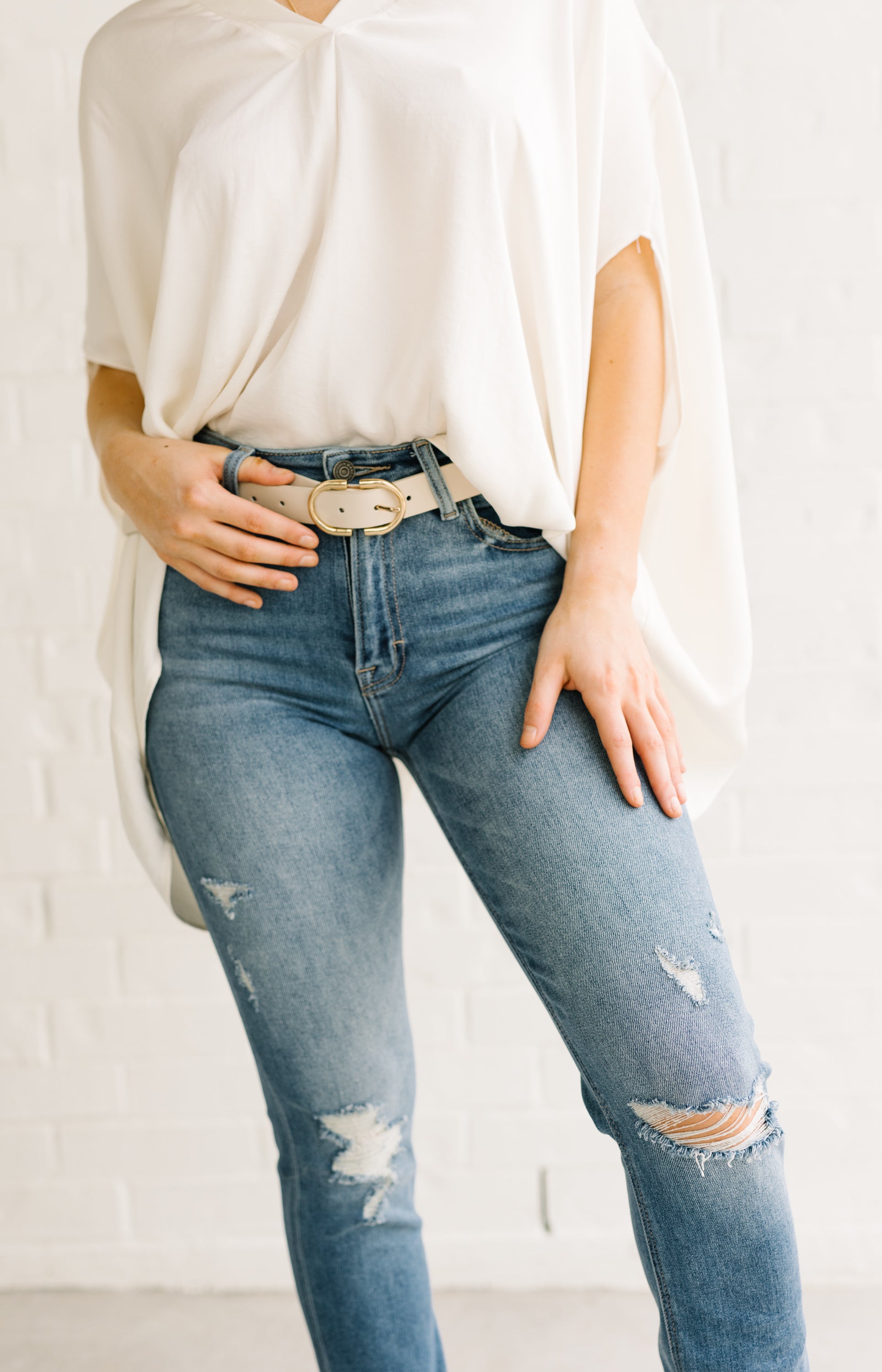 Harley High Rise Slim Mom Jean