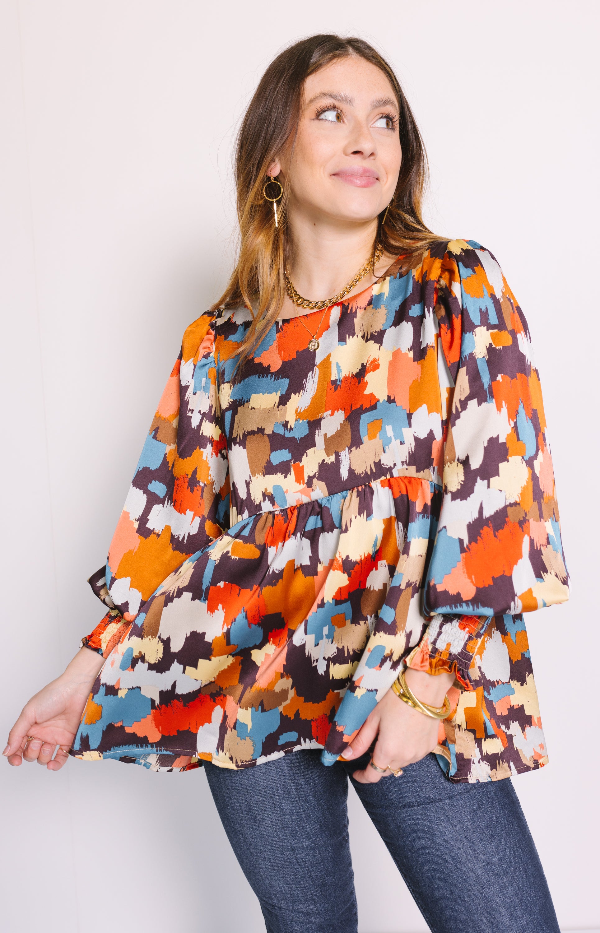 Watercolor Blouse