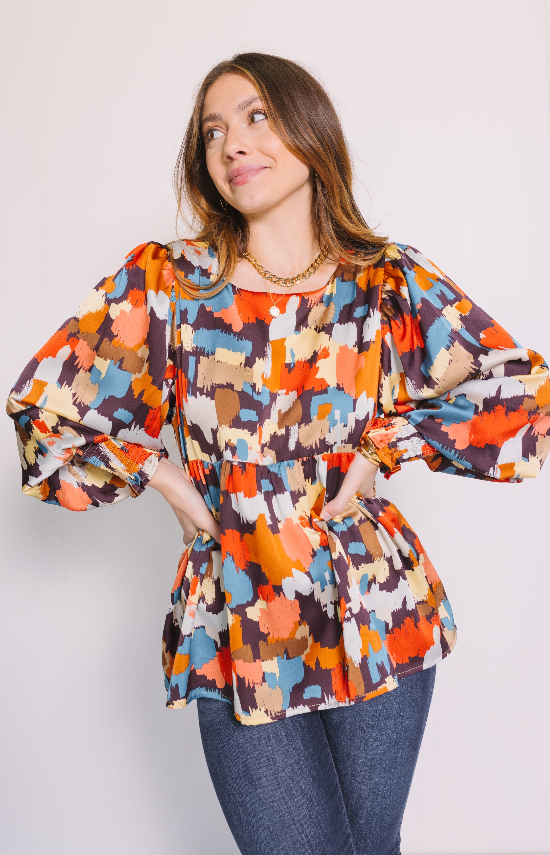 Watercolor Blouse