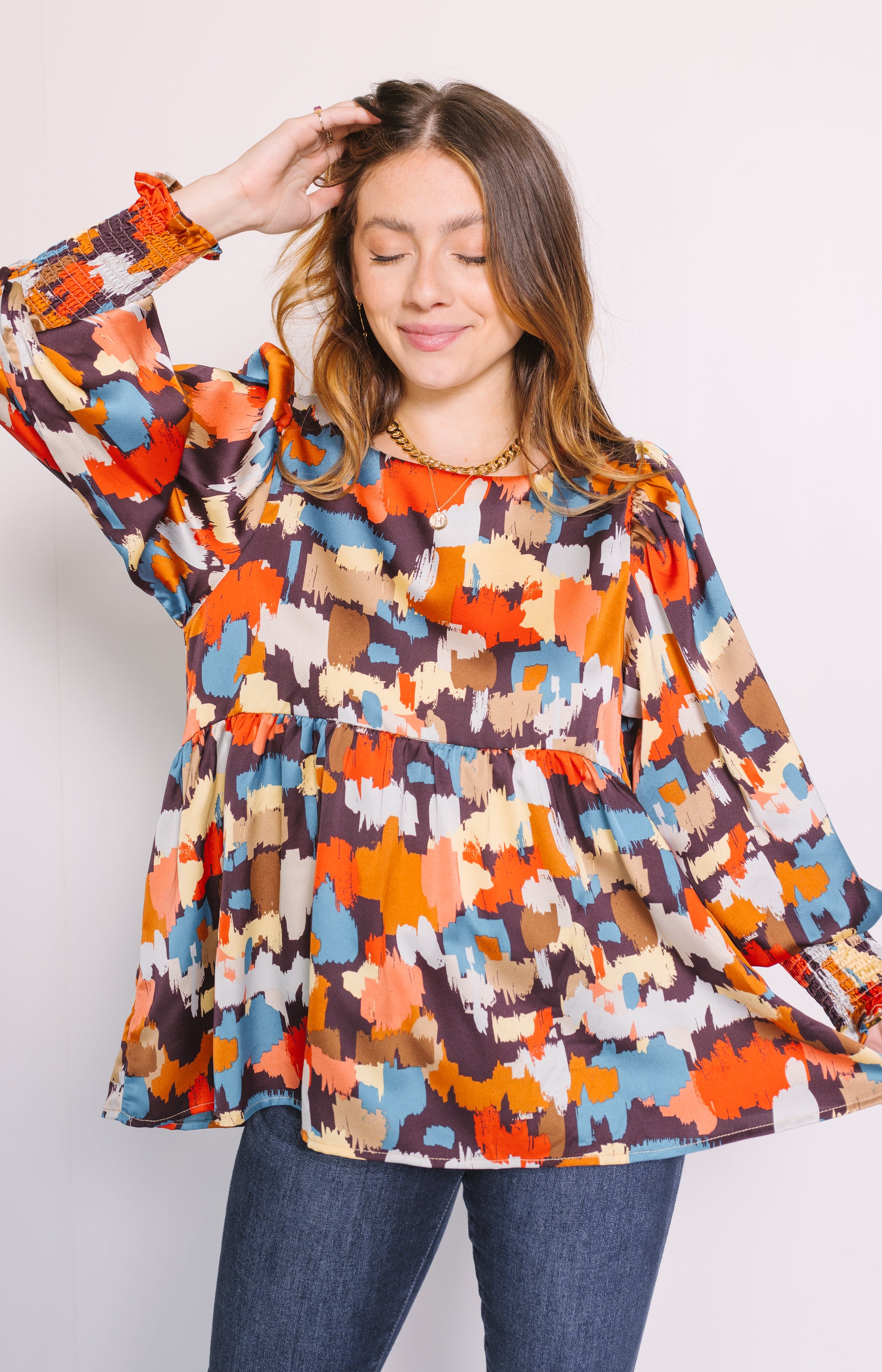 Watercolor Blouse