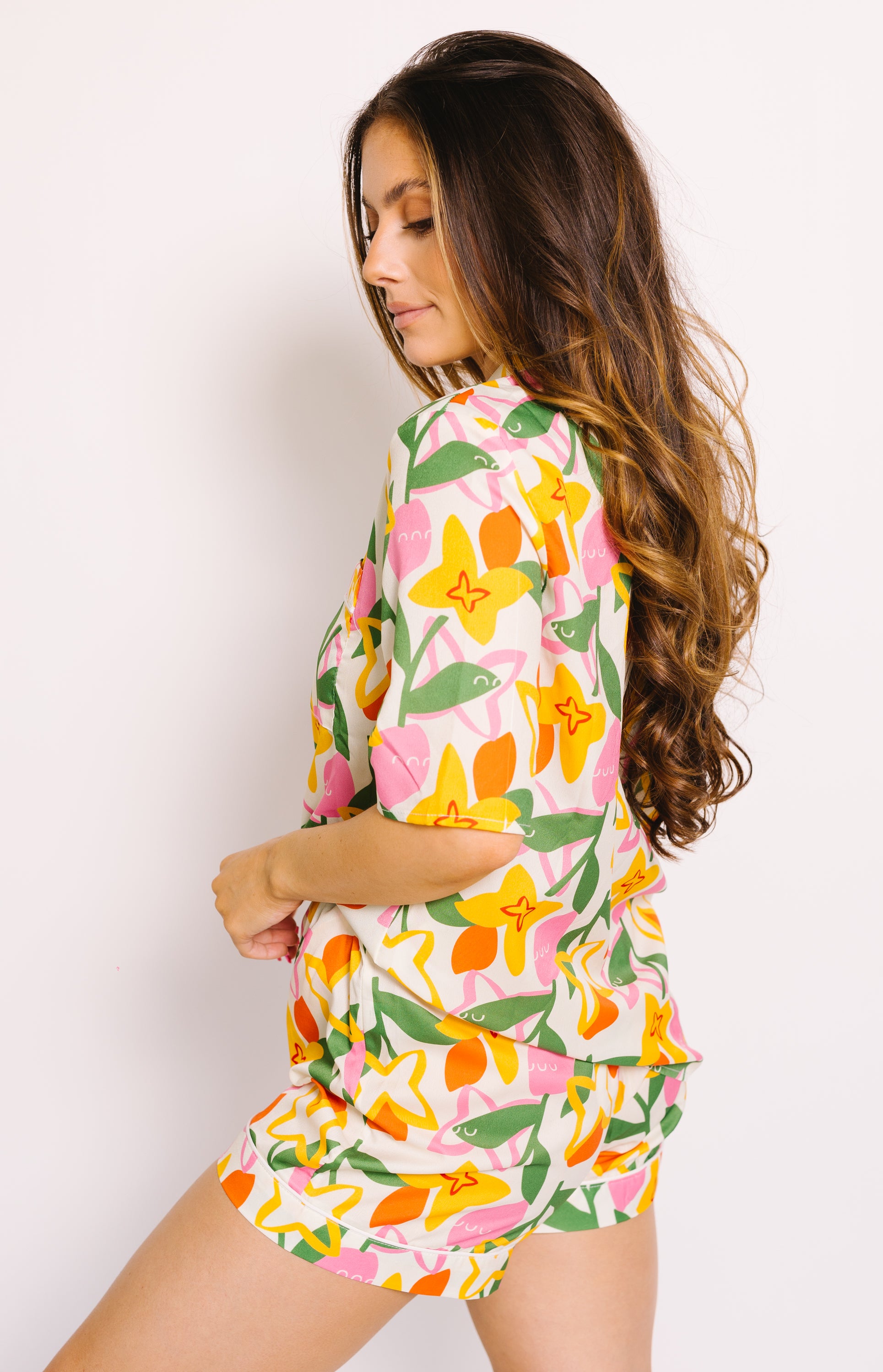 Funky Floral Top, MULTI