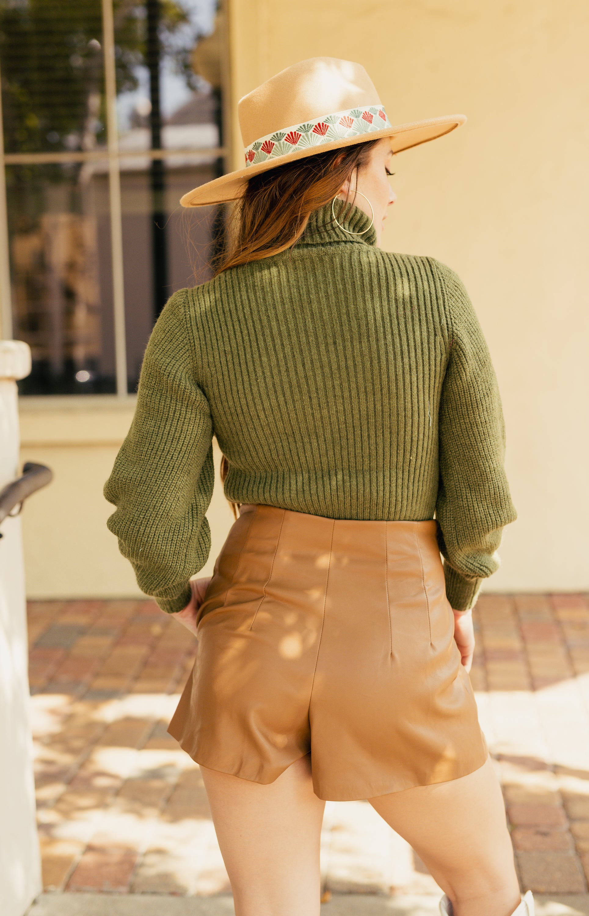 Charlie Turtleneck Sweater, OLIVE