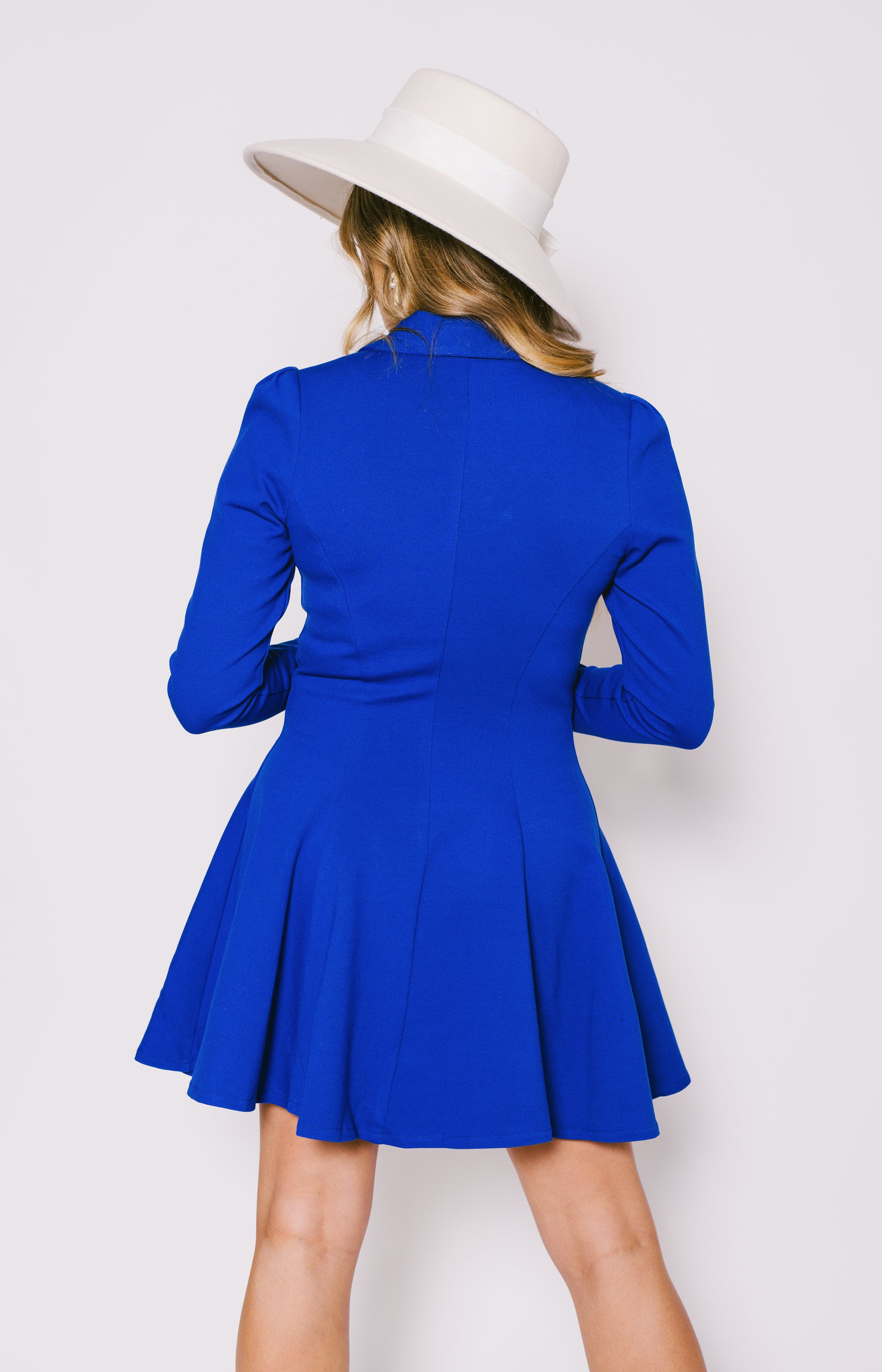 Precious Moments Suit Dress, COBALT