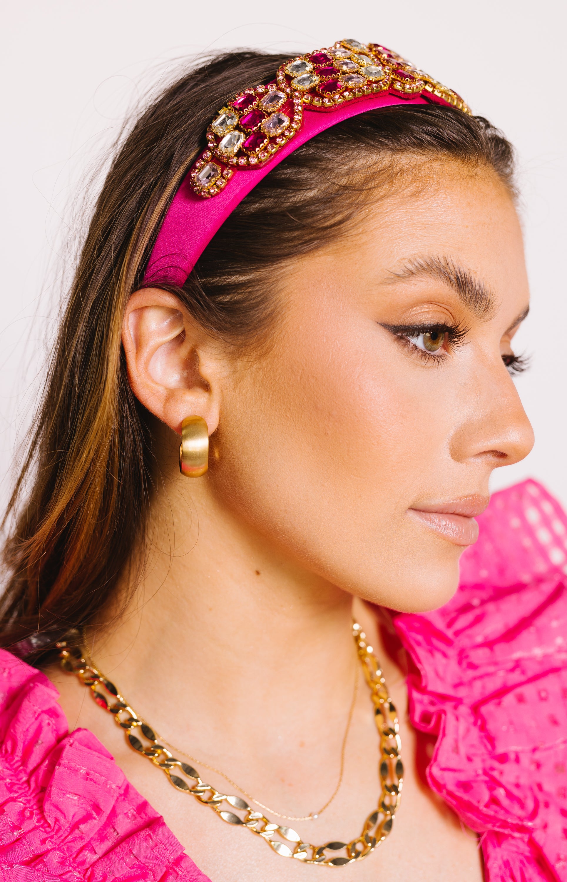 Medium Metal Hoop Earrings