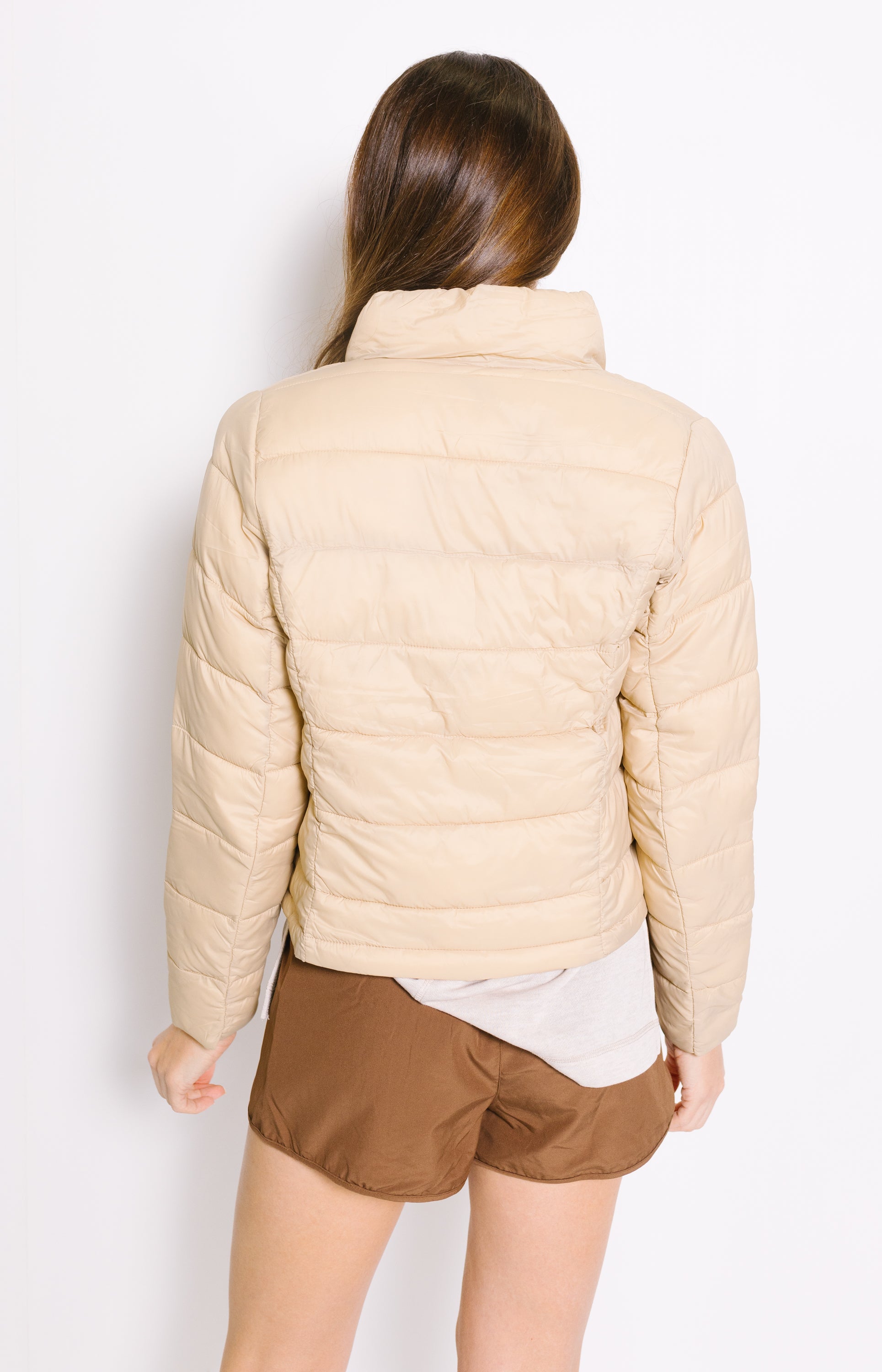 In Style Puffer Jacket, KHAKI