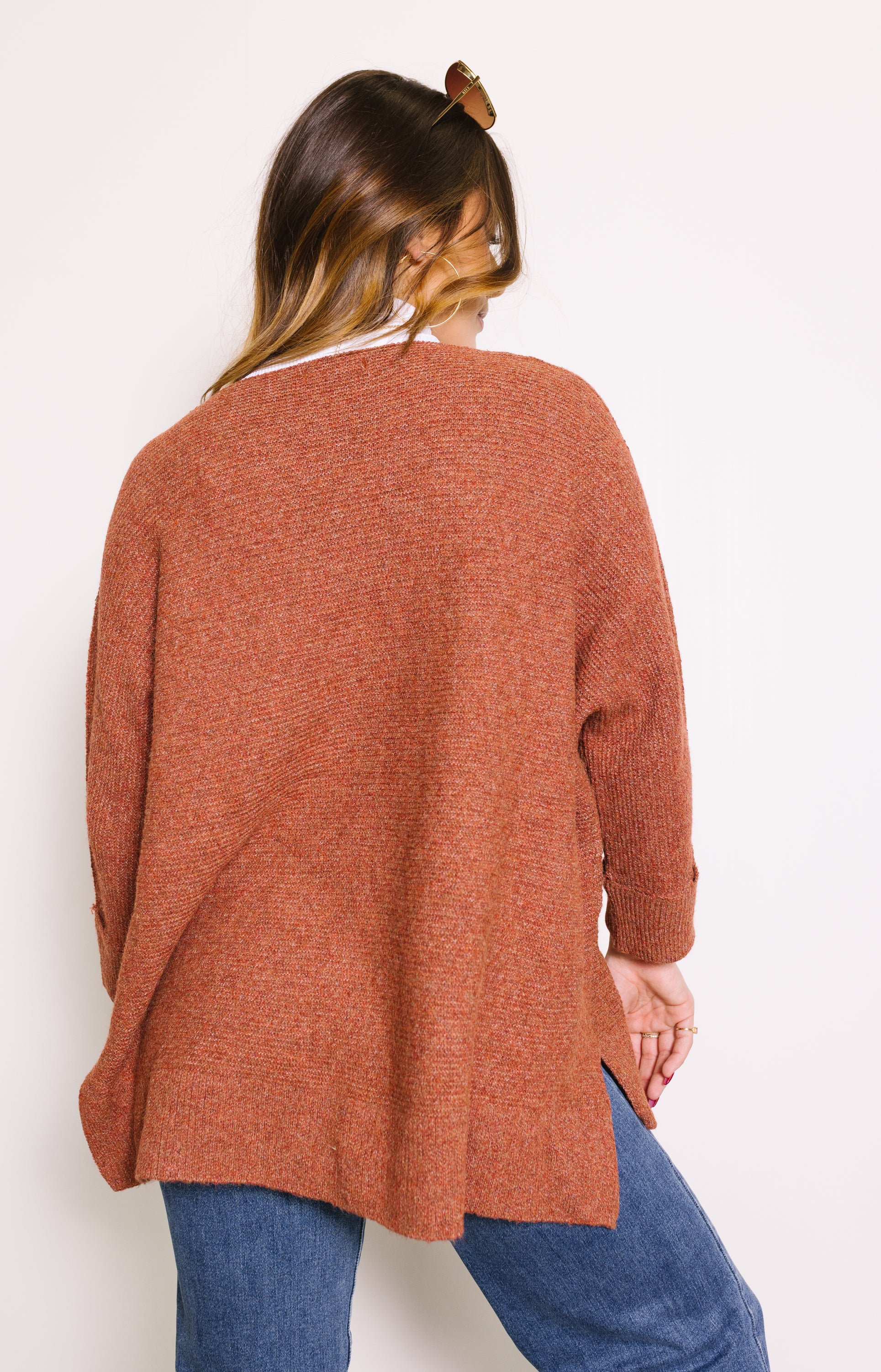 Fireside Feels Sweater, BERRY