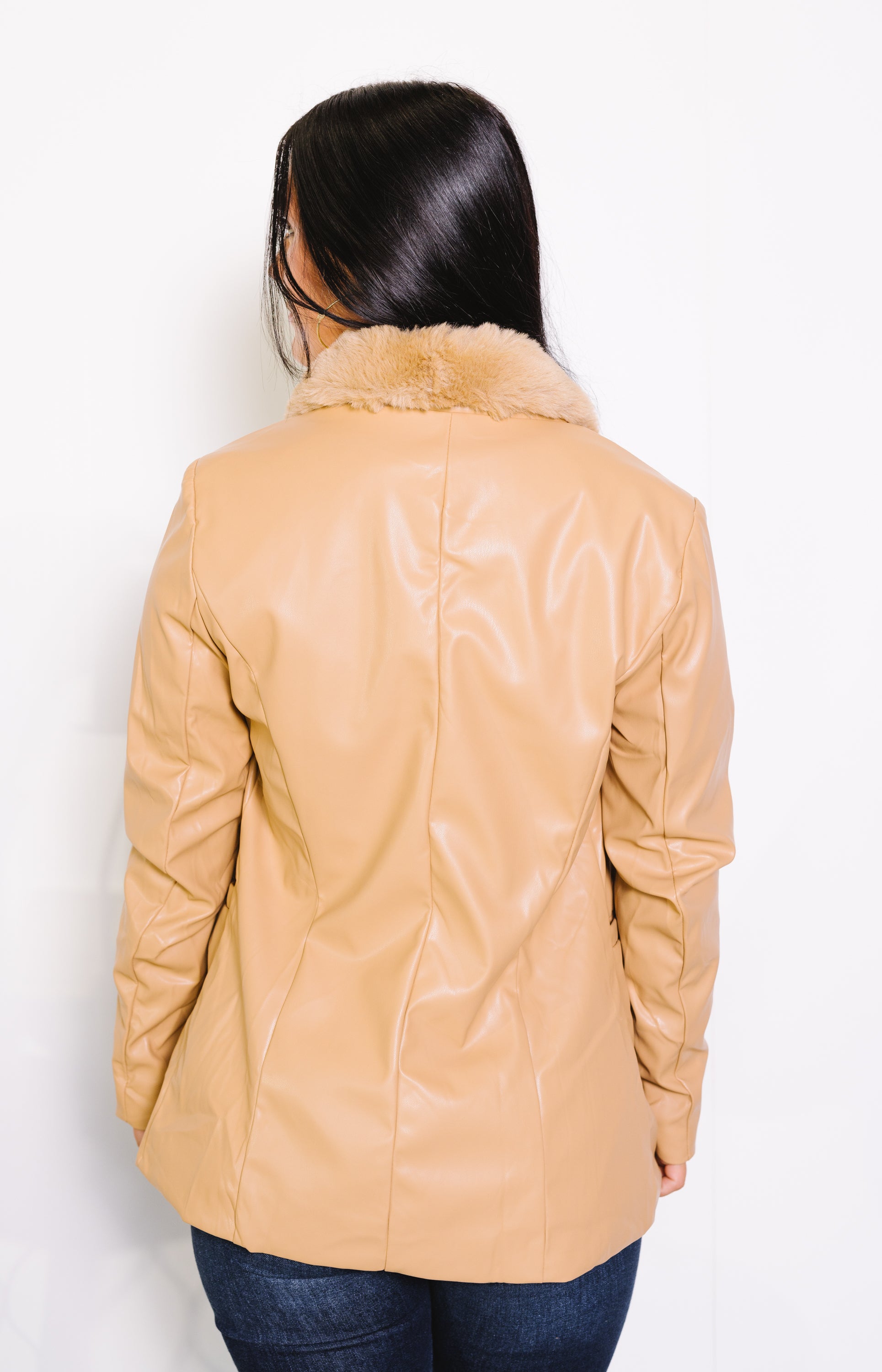 Becks Leather Jacket, CAMEL