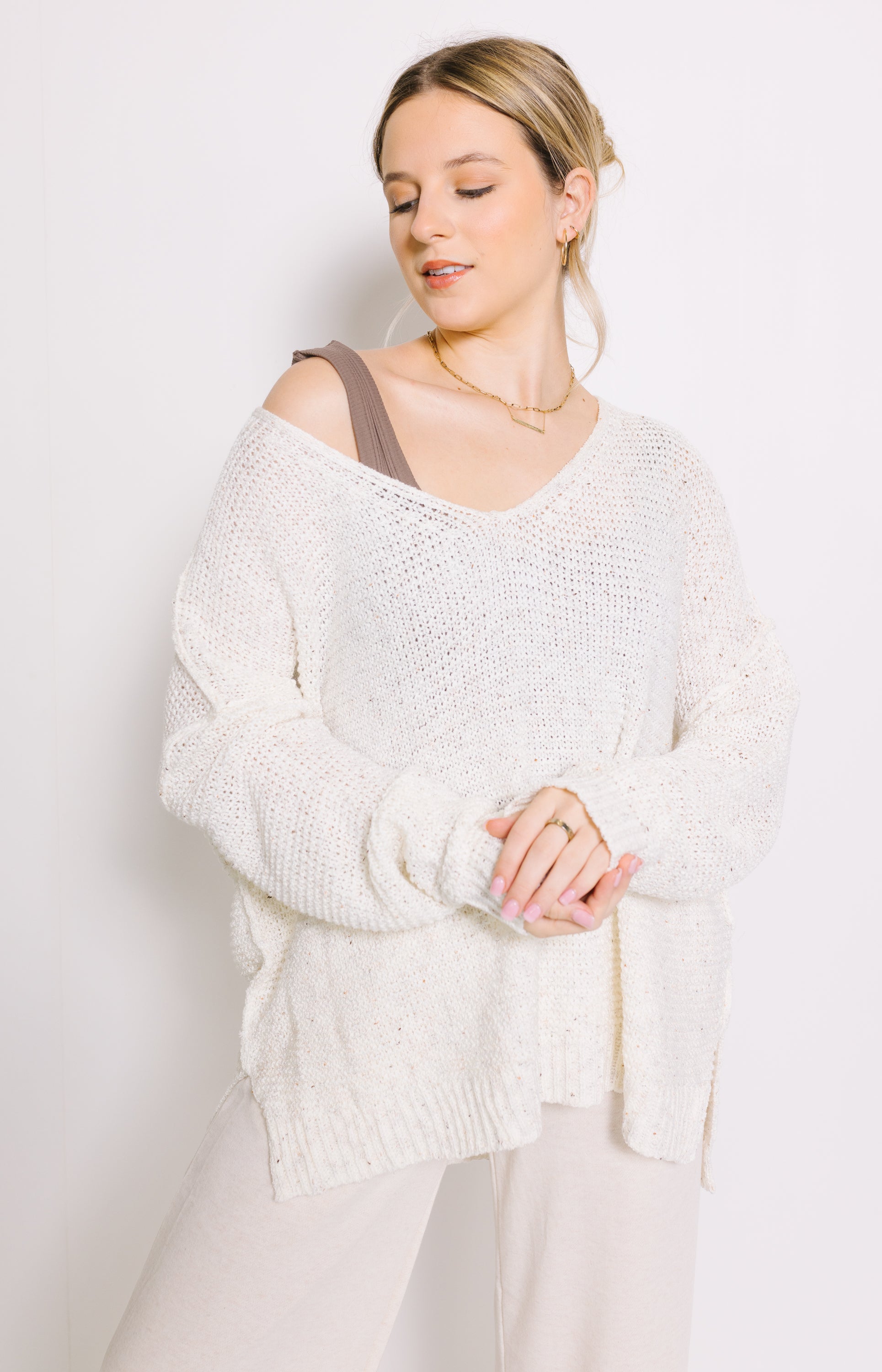 Nothing but Ease Sweater, IVORY