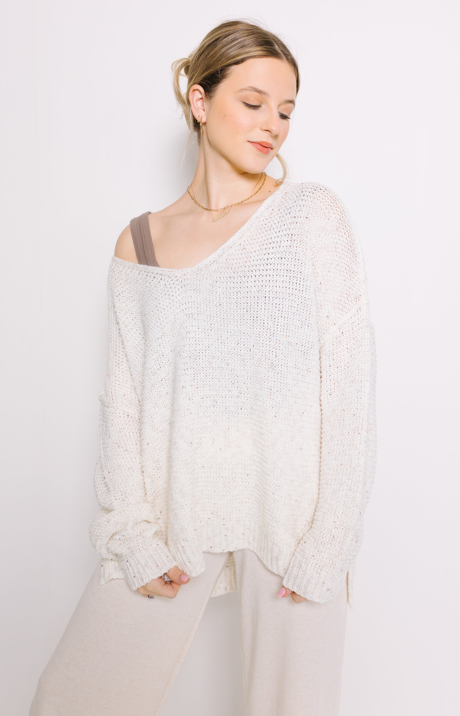 Nothing but Ease Sweater, IVORY