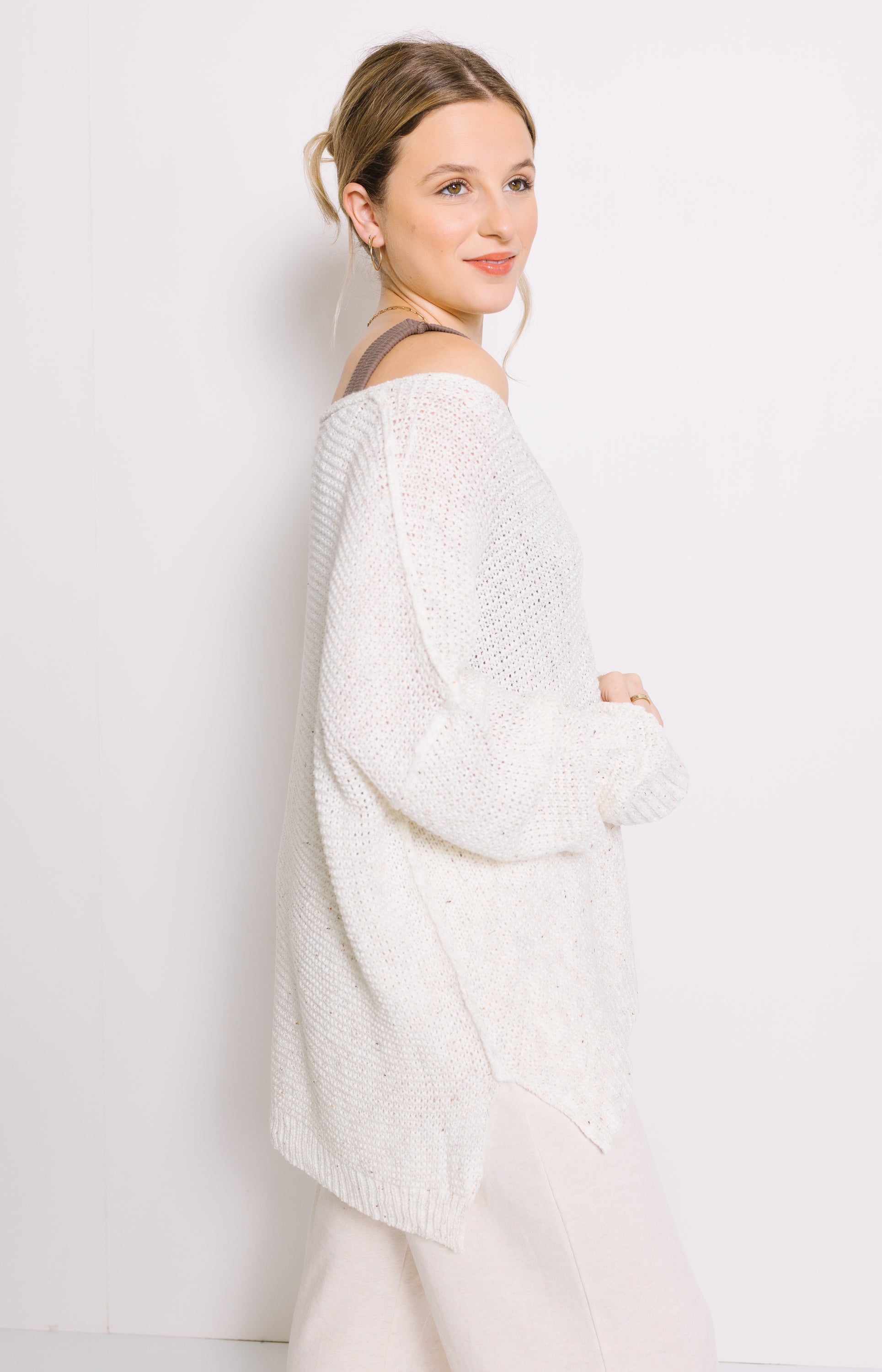 Nothing but Ease Sweater, IVORY