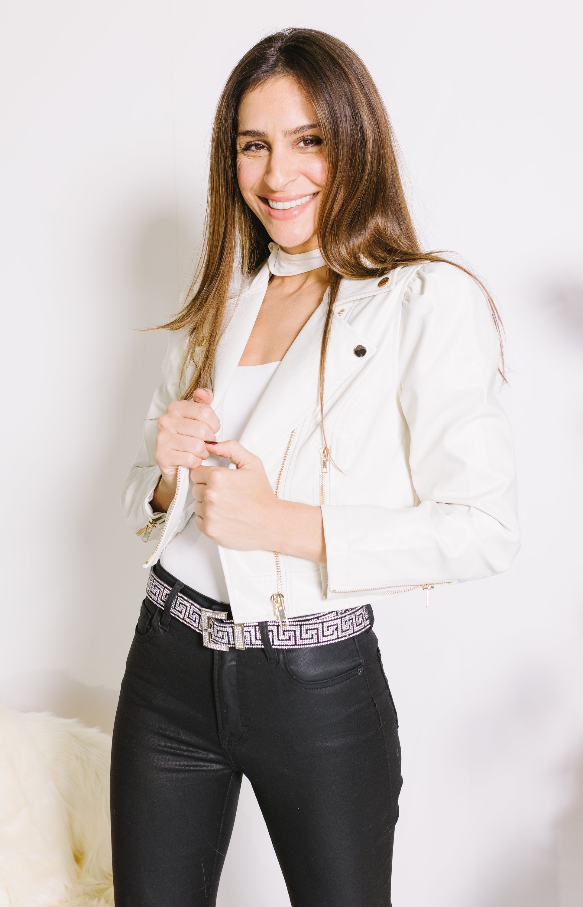 Working On It Leather Jacket