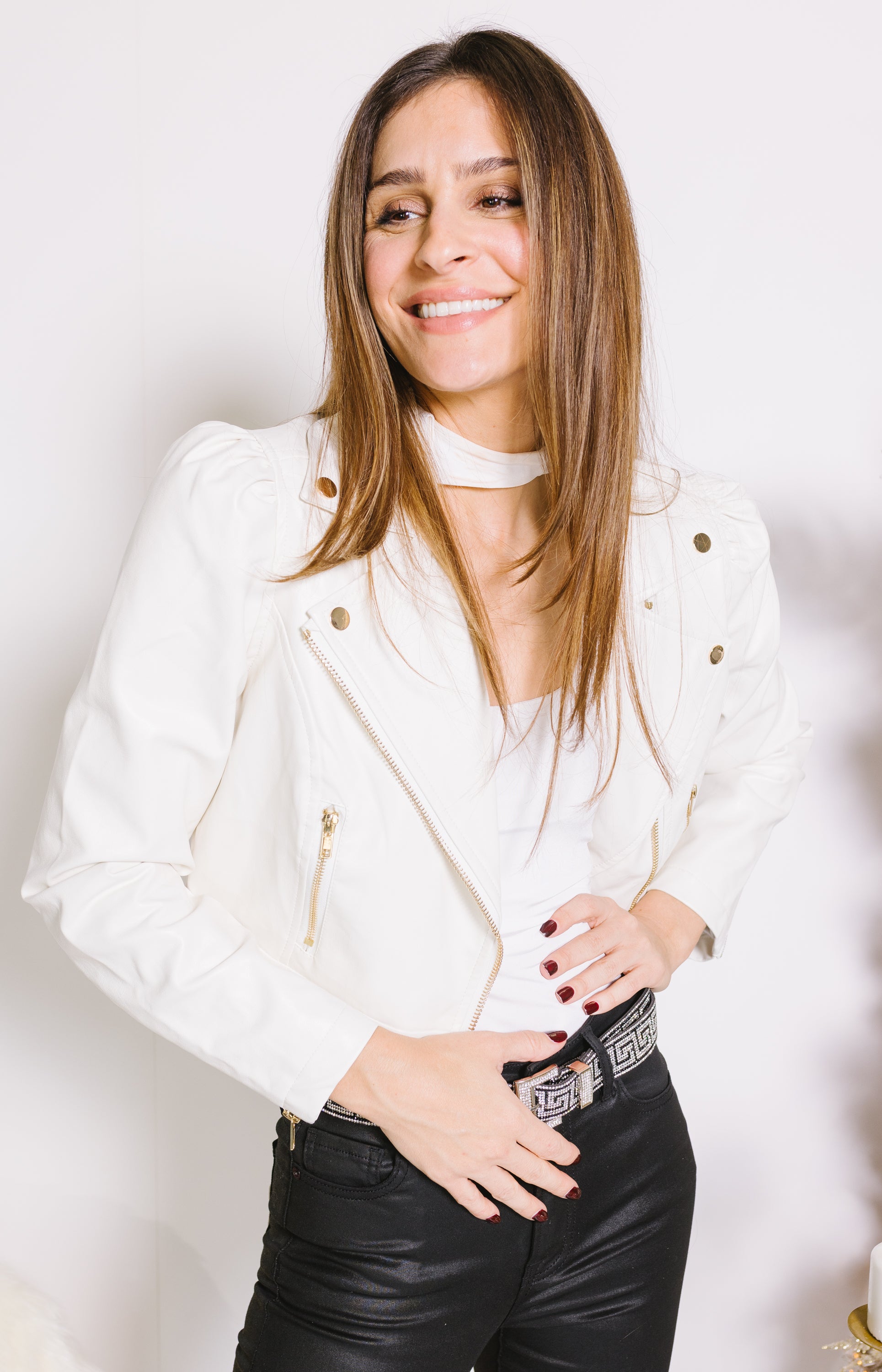 Working On It Leather Jacket