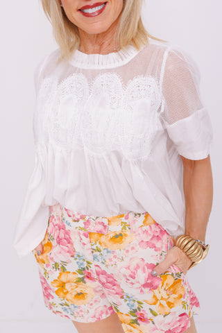 So Vogue Top, WHITE