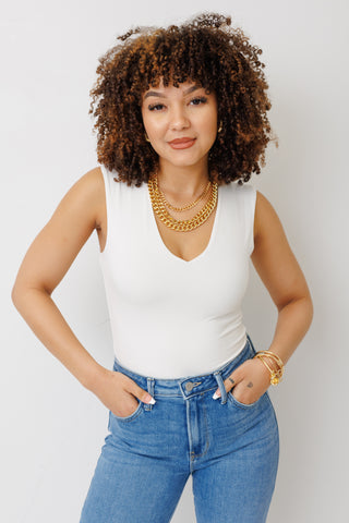 Jenner Bodysuit, IVORY