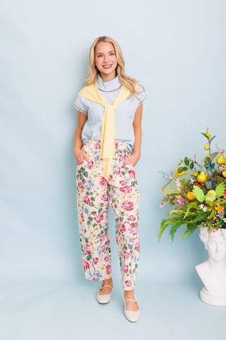 Wisteria Blouse, LIGHT BLUE