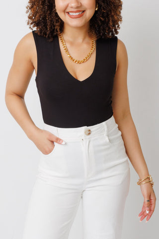 Jenner Bodysuit, BLACK