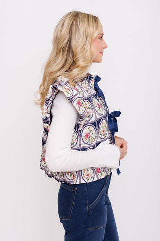 Vintage Bloom Vest
