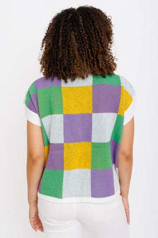 Parade Block Sweater Top
