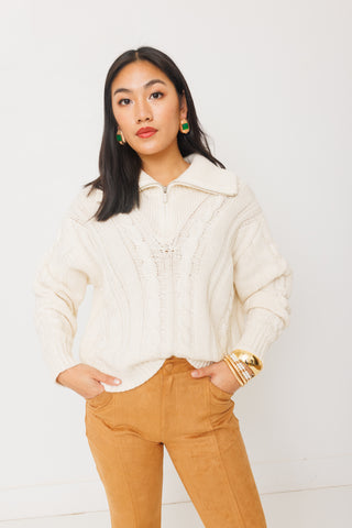 Roll With It Sweater, CREAM
