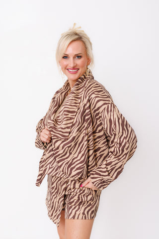 Kenya Draped Jacket