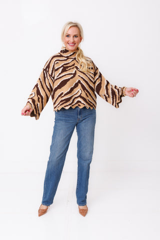 Wild Ways Sweater, CAMEL