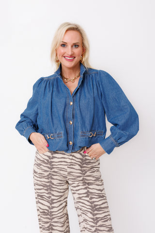 Paddock Denim Top