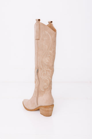 Cheyenne Western Boots, BEIGE