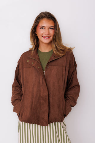 Coffee Run Bomber Jacket