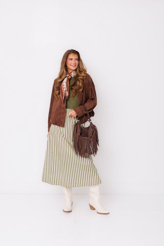 Sage Advice Midi Dress