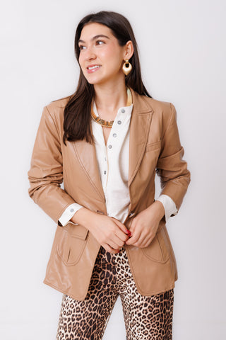Board Room Blazer, SOFT TAN
