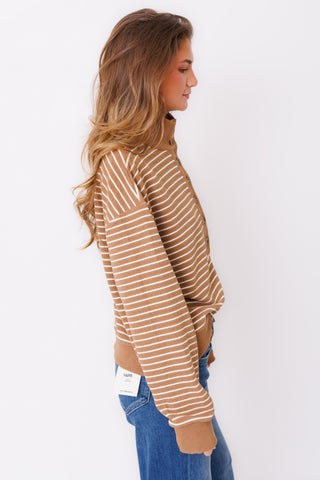 Weekend Plans Pullover, CAMEL