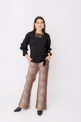 Cuff Love Top, BLACK