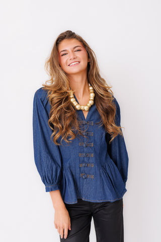 Knot Your Average Denim Top