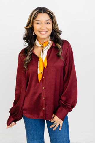 Fraise Top, BURGUNDY