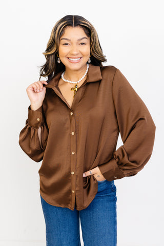 Fraise Top, BROWN